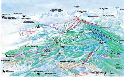 Map of Ski Area